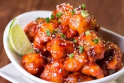 Order Korean Fried Cauliflower food online from The Cheesecake Factory store, Columbus on bringmethat.com