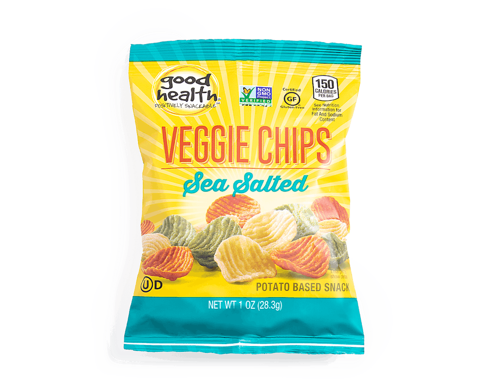 Good Health Veggie Chips 1oz Sea Salt