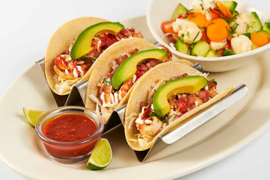 SkinnyLicious® Shrimp Soft Tacos