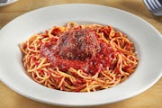 Order Kids’ Spaghetti with Meatball food online from The Cheesecake Factory store, Columbus on bringmethat.com