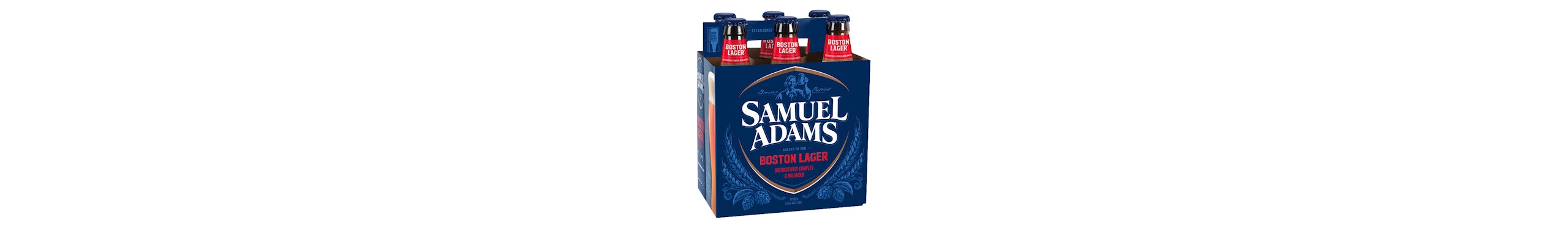 Sam Adams 6 Pack Bottle
