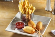 Order Kids’ Mini Corn Dogs food online from The Cheesecake Factory store, Columbus on bringmethat.com