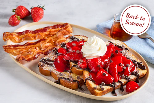 Chocolate Strawberry French Toast Combo