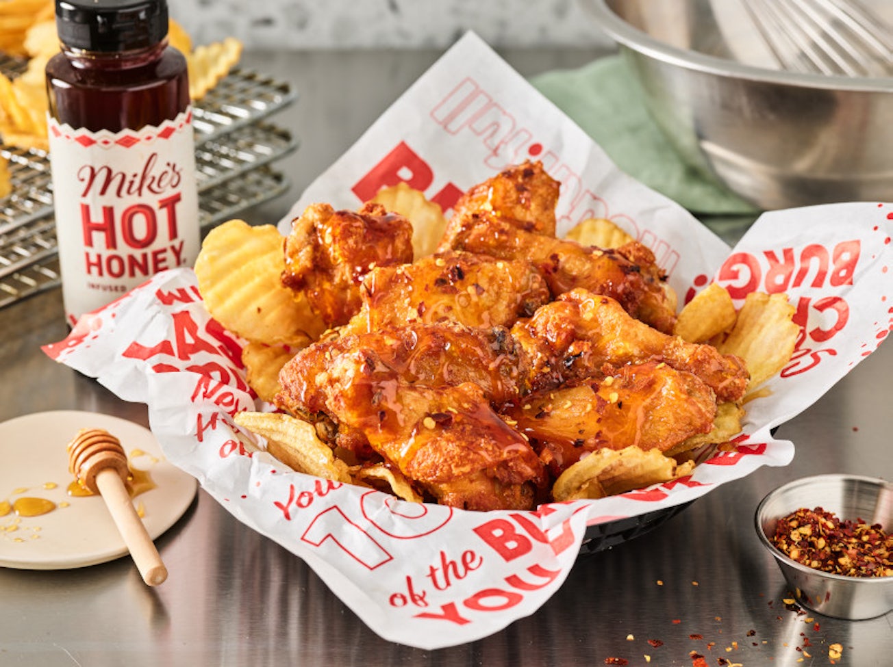 Mike's Hot Honey® Bone-In Wings Image