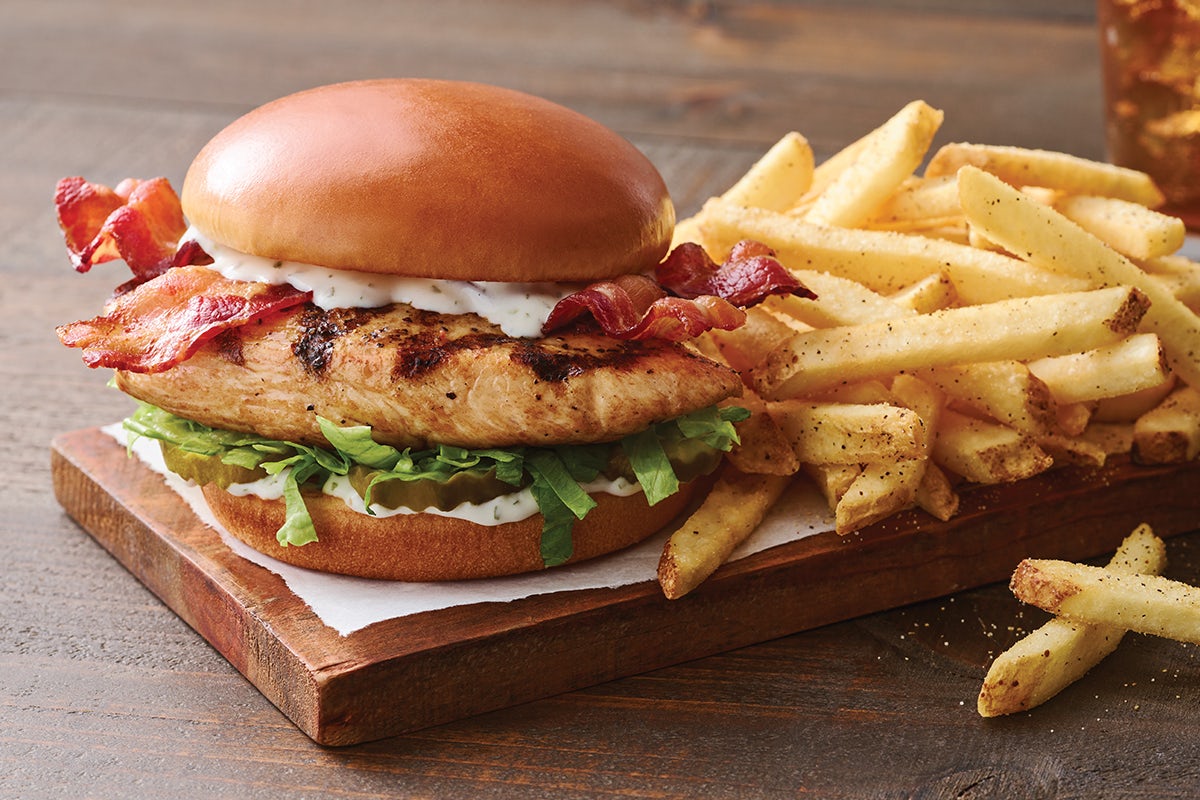 Bacon Ranch Grilled Chicken Sandwich Image
