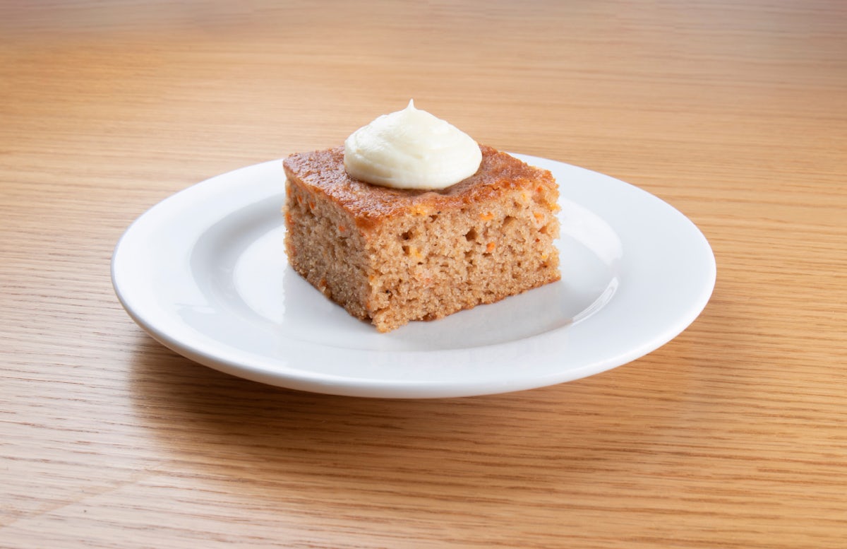 Carrot Coffee Cake Square