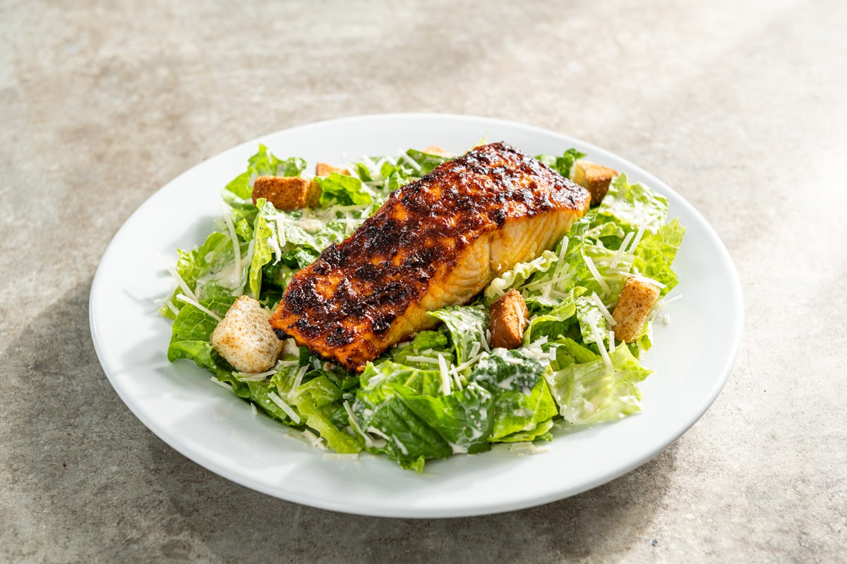 Ancho Salmon Caesar Salad Ancho Salmon Caesar Salad