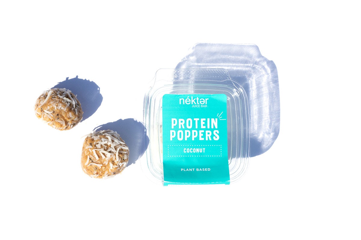 Coconut Protein Poppers