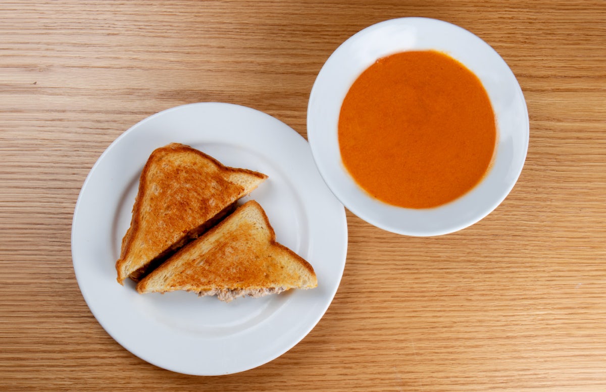 Tuna Melt with Tomato Bisque Combo