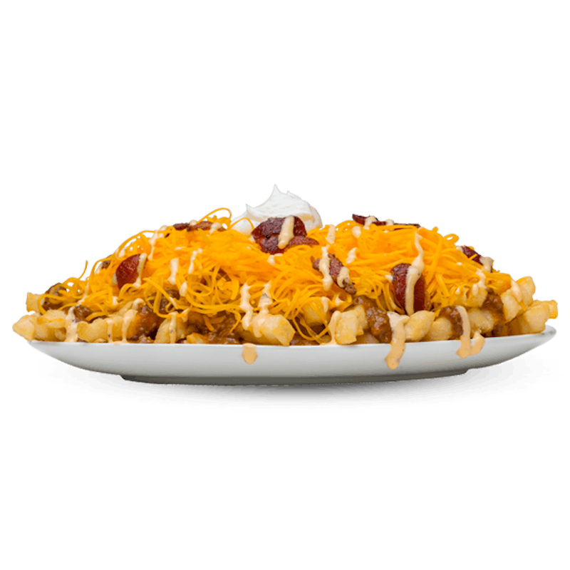 Loaded Bacon Chili Cheese Fries