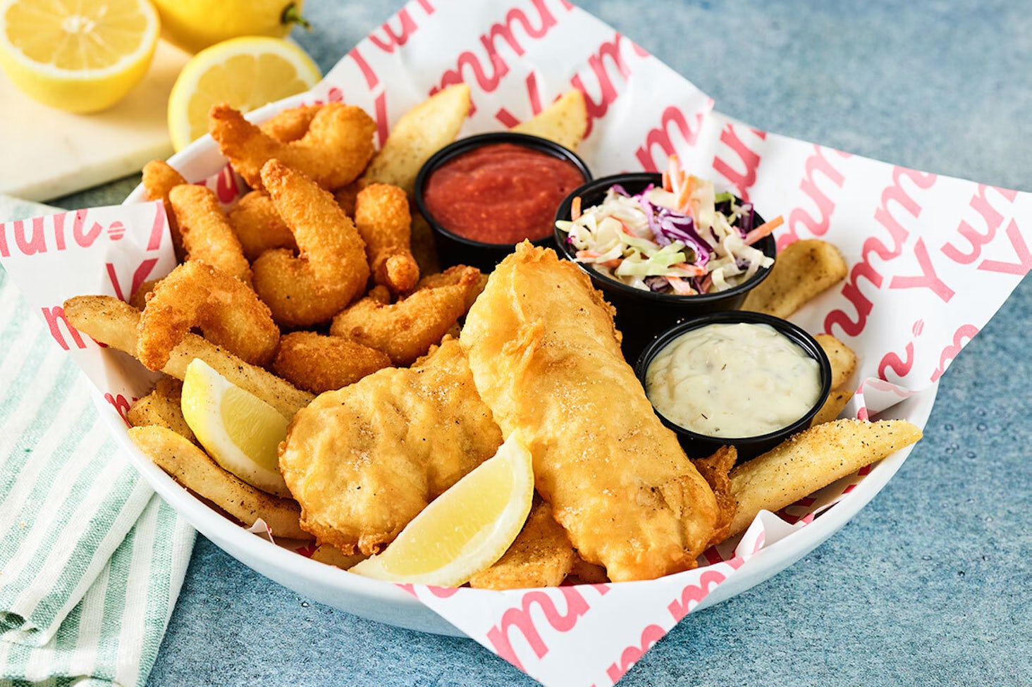 Crispy Fish & Shrimp Duo