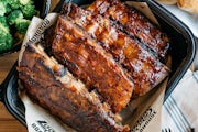 Order Family Meal - BBQ Ribs food online from Logan's Roadhouse store, Wichita on bringmethat.com