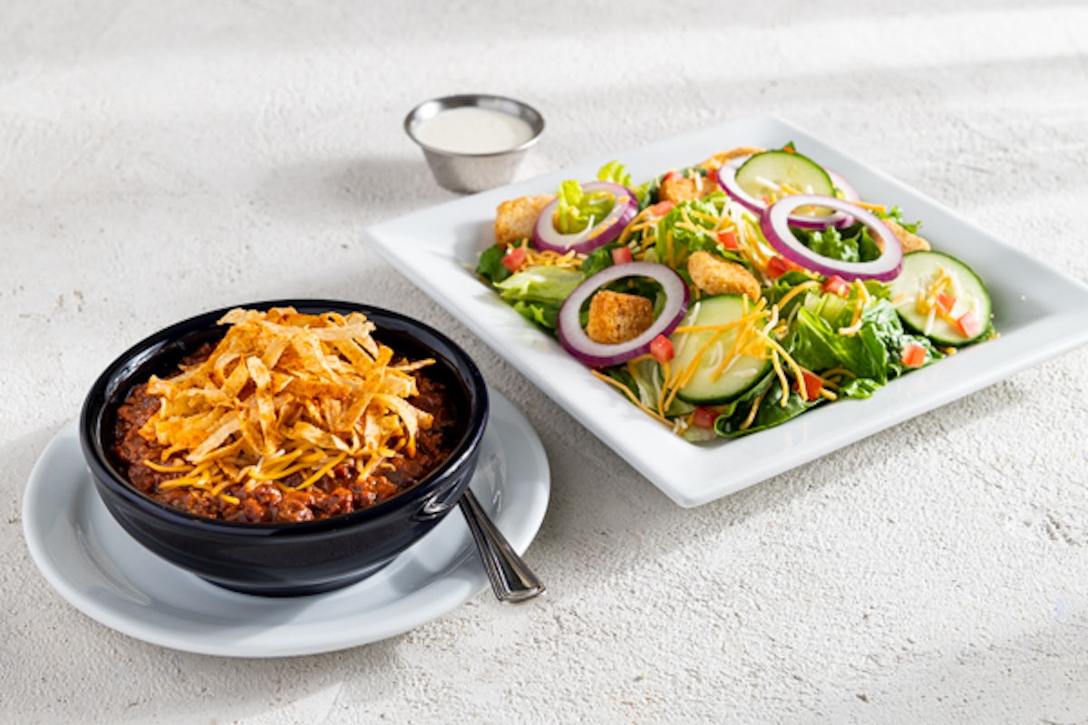 Chili & House Salad Chili & House Salad