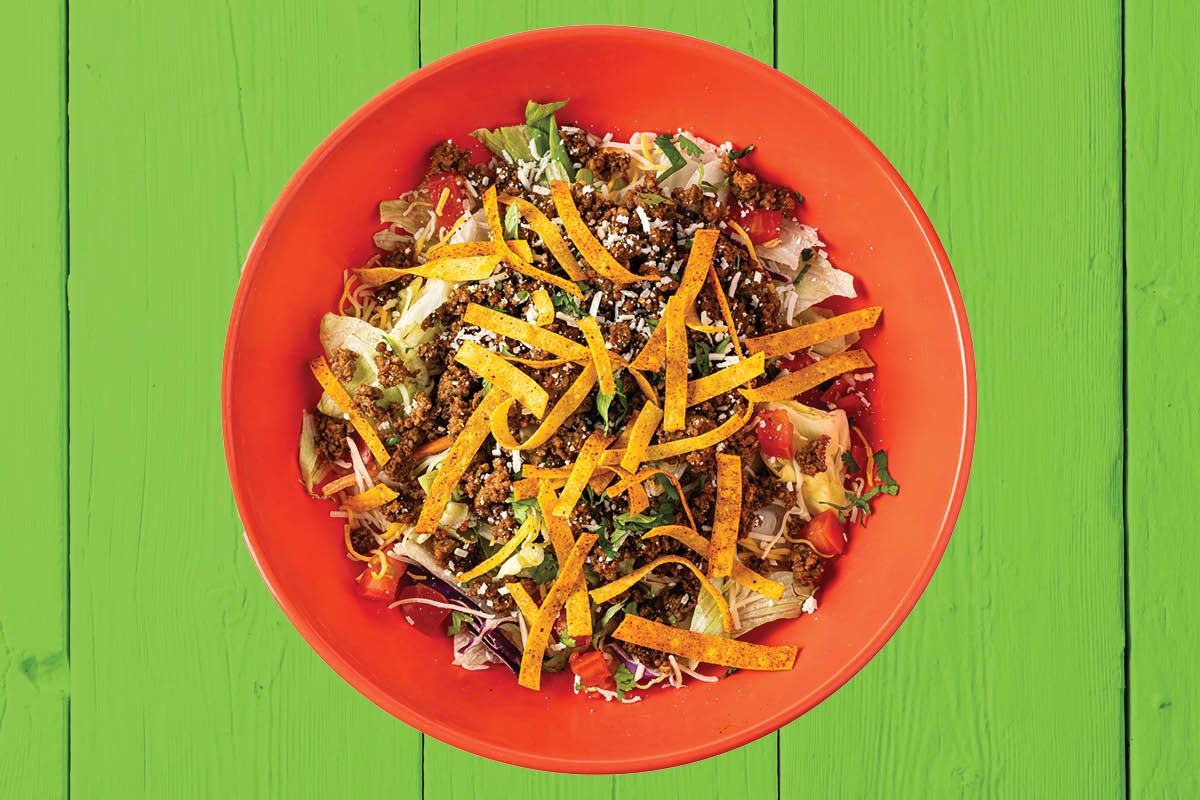 Menu item Seasoned Ground Beef Sala... Menu item Seasoned Ground Beef Sala...