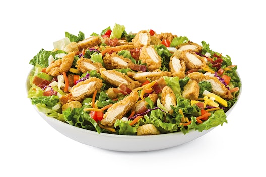 Order Crispy Chicken Tender Salad food online from Red Robin Gourmet Burgers and Brews store, Anchorage on bringmethat.com