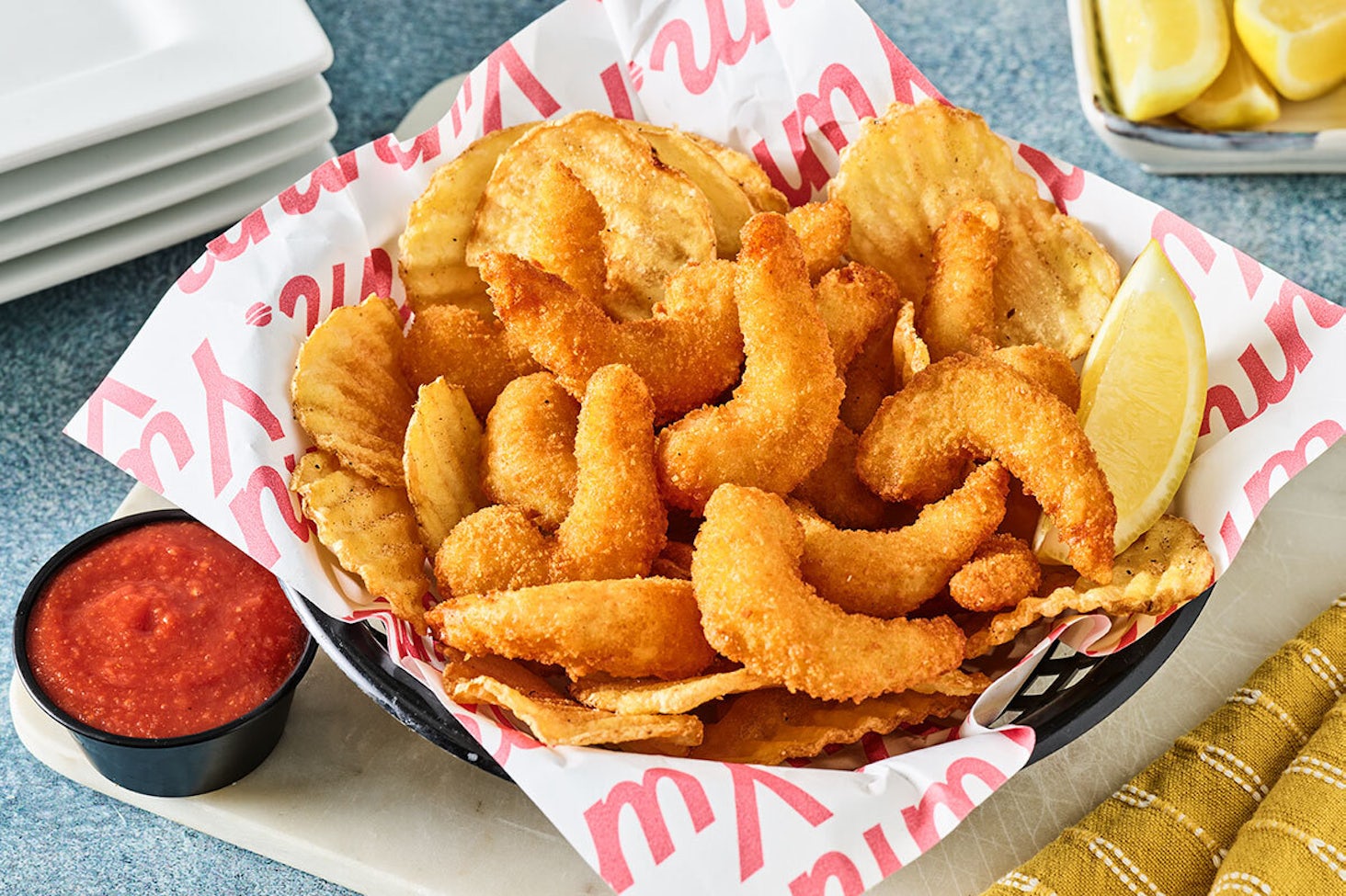 Shrimp ‘N’ Chip Basket