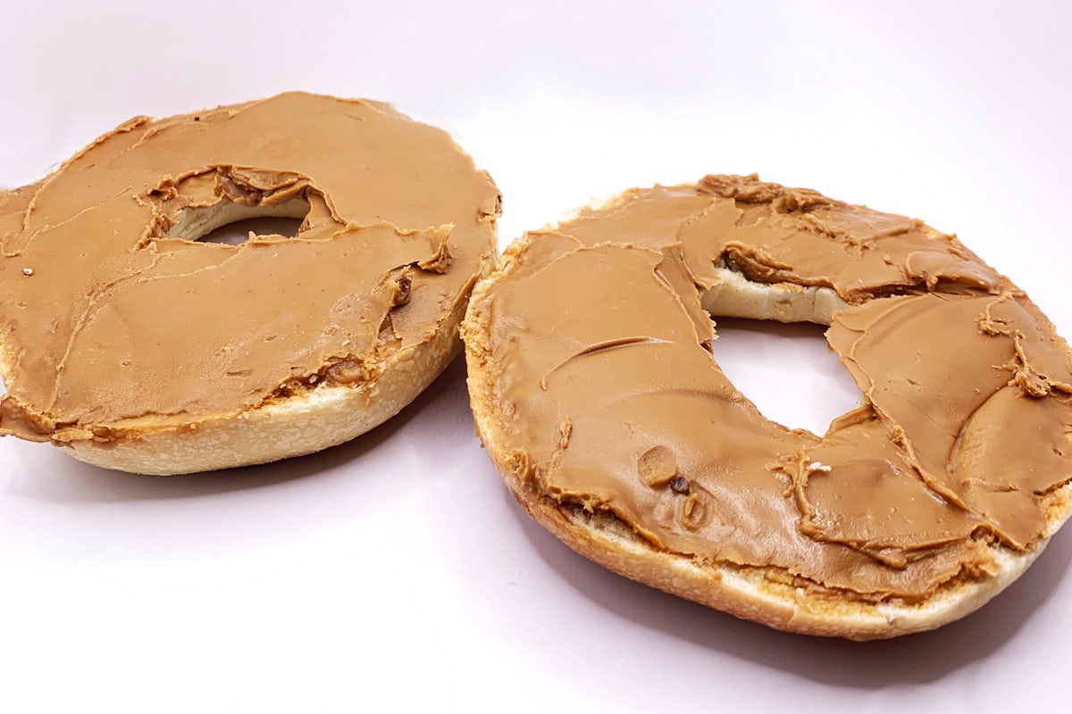 Bagel with Cookie Butter