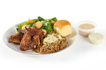 1/4 Chicken & Pork Duo Platter - with other sides