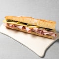 Ham & Gruyère Baguette Sandwich