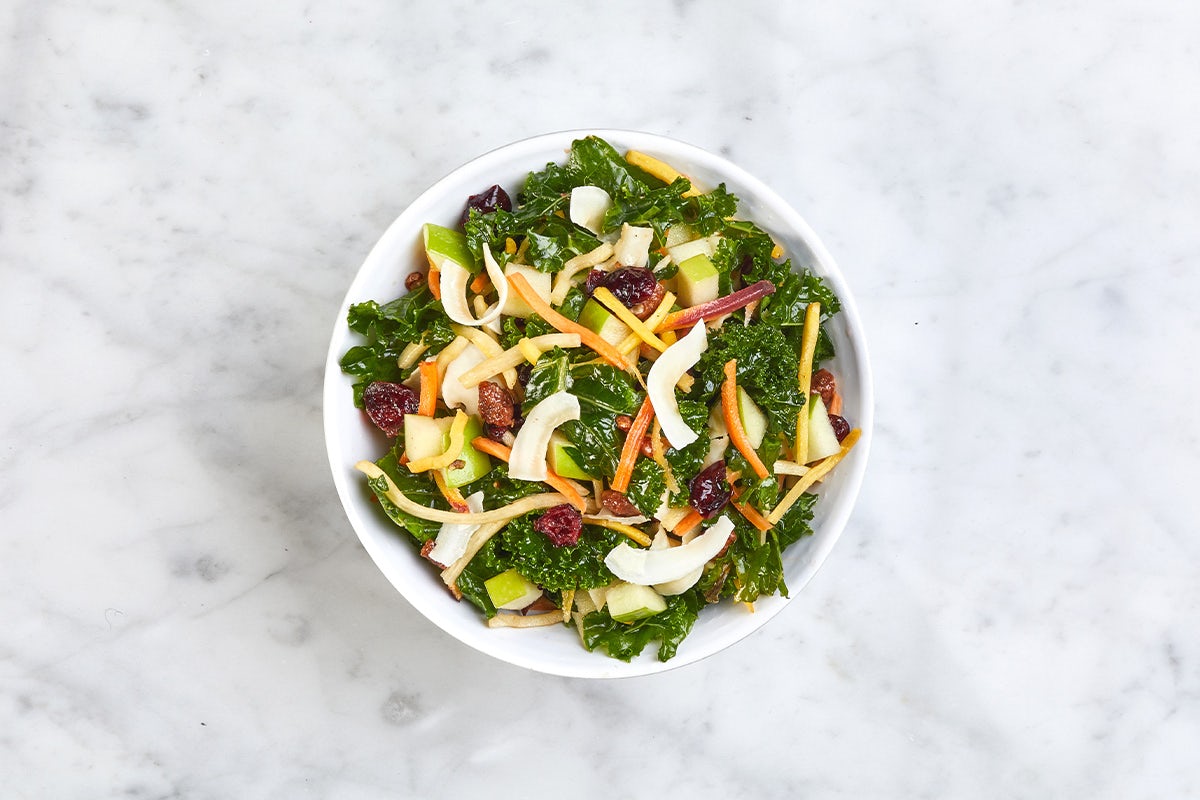 Kale & Apple Rainbow Salad