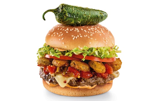 Order Burnin' Love food online from Red Robin Gourmet Burgers and Brews store, Anchorage on bringmethat.com