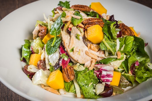 Mango Chicken & Spiced Pecans