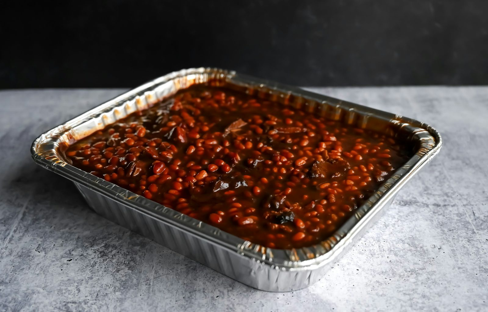 Pan of Baked Beans with Brisket