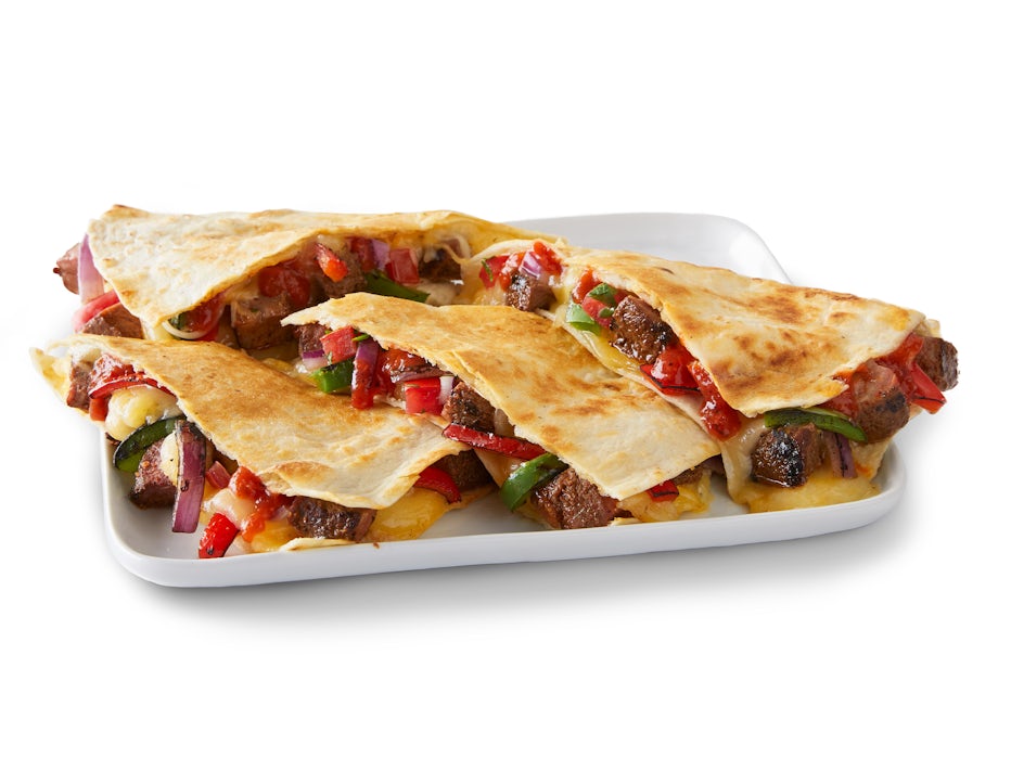 Qdoba calories Quesadilla