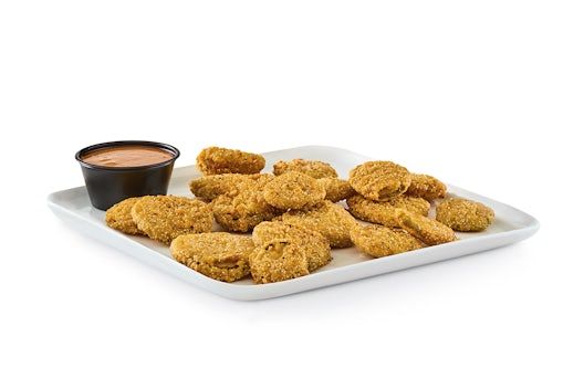 Order Fried Pickle Nickels food online from Red Robin Gourmet Burgers and Brews store, Anchorage on bringmethat.com
