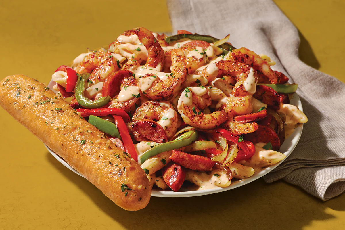 NEW Blackened Shrimp & Andouille Sausage Penne Image