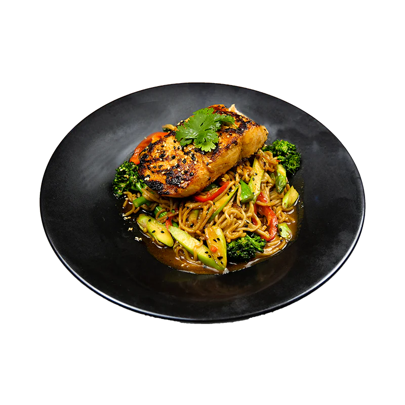 spicy salmon teriyaki