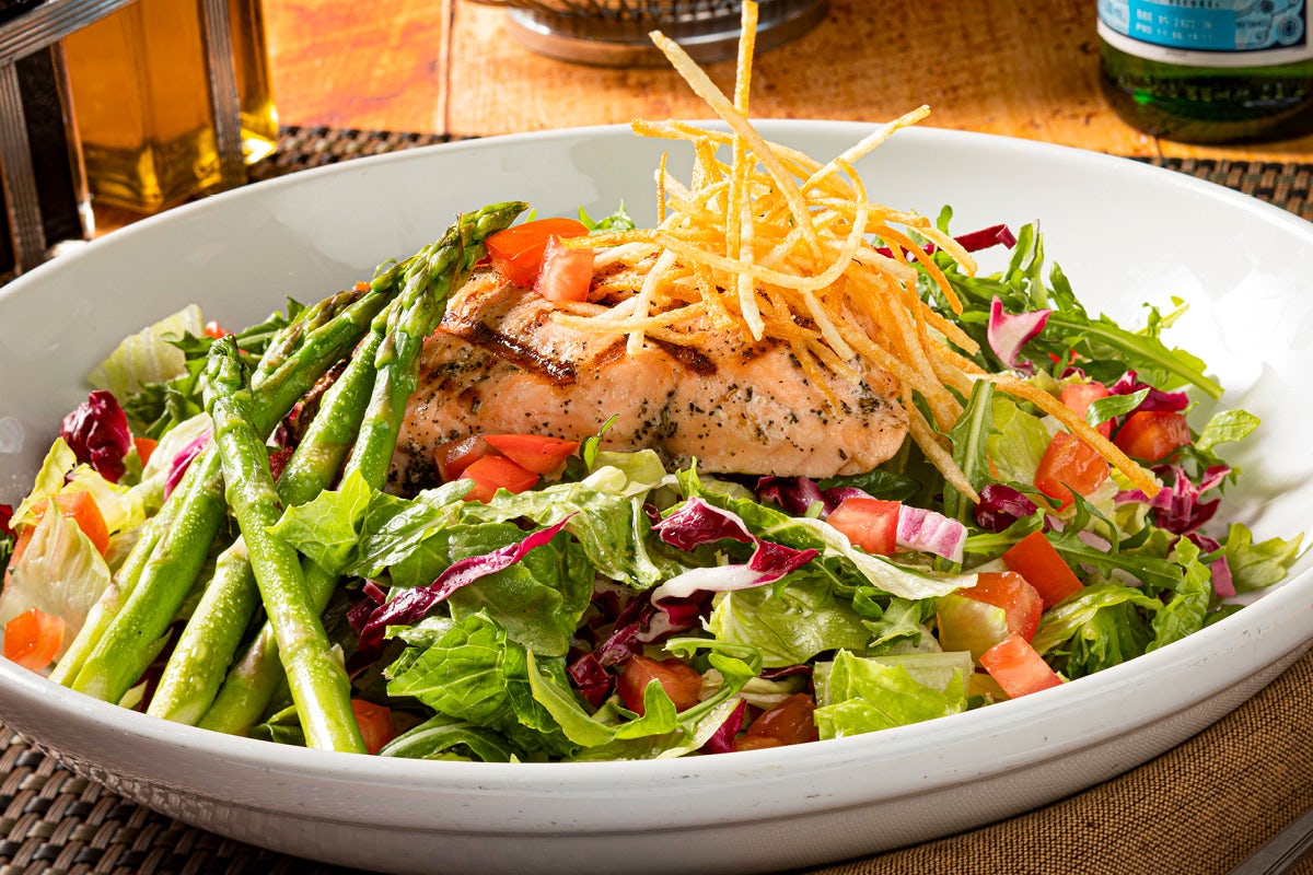 Grilled Salmon* Salad