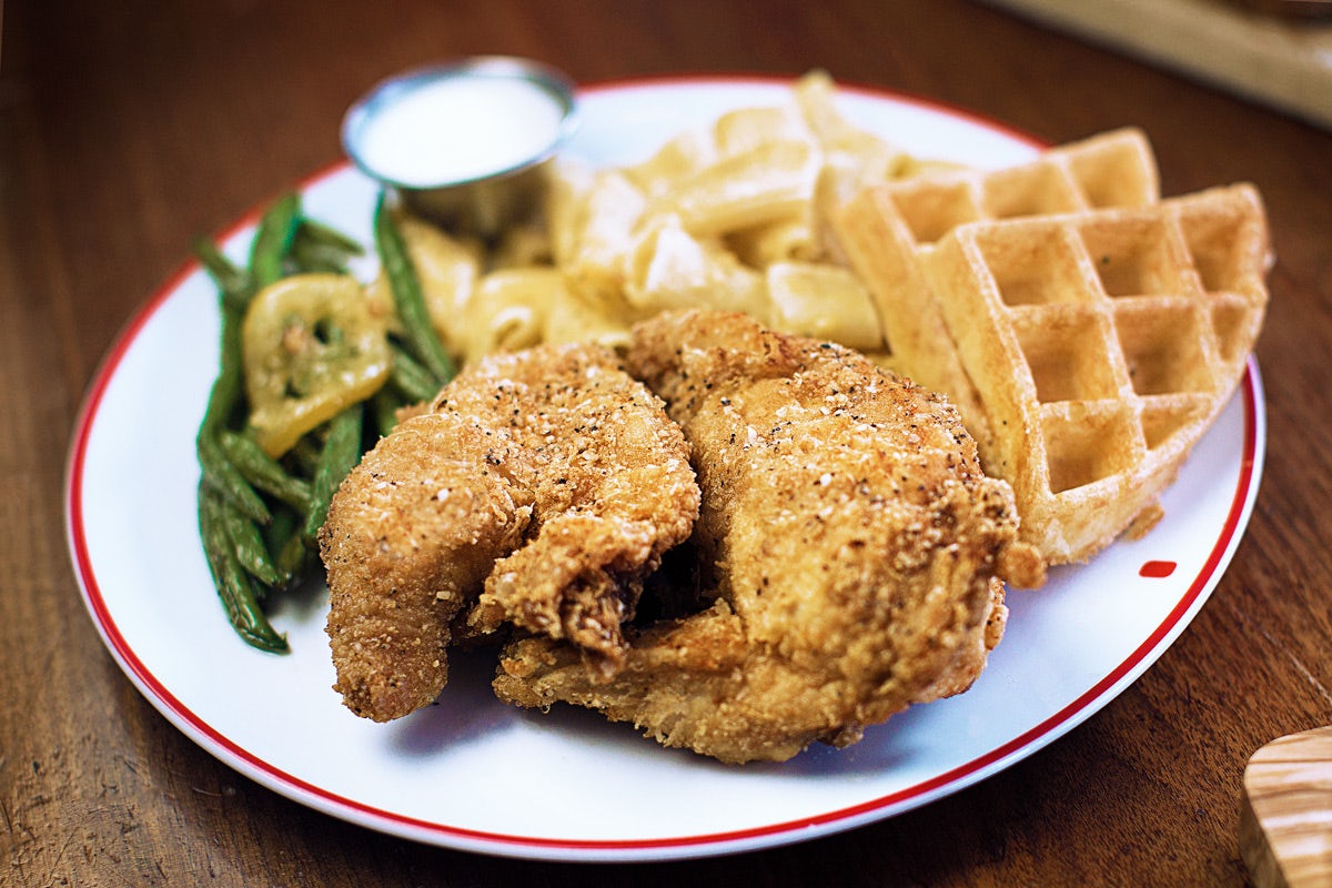Spicy Fried Chicken & Waffle