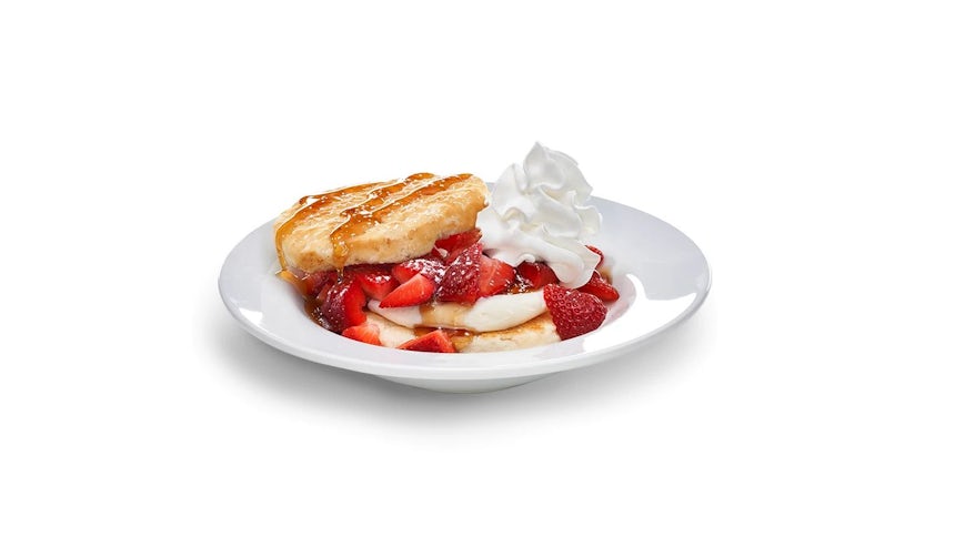 New Fresh Strawberries & Cream Biscuit Image