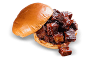 Order Burnt Ends Sandwich food online from Famous Dave's Bar-B-Que store, Orland Park on bringmethat.com