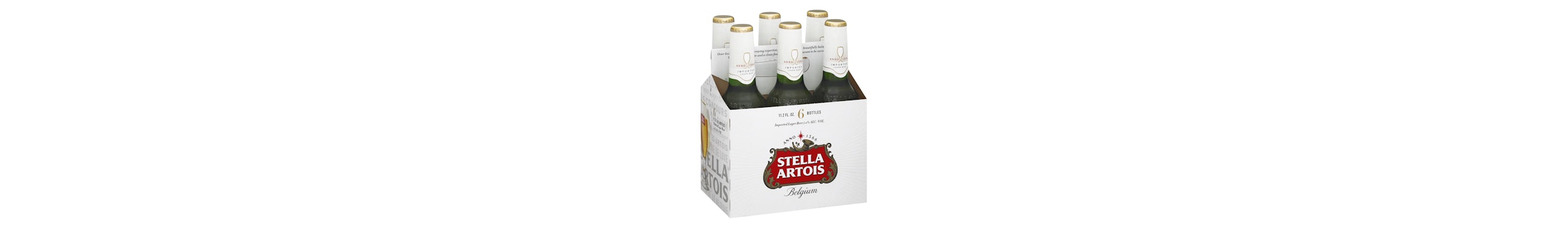 Stella Artois 6 Pack Bottle