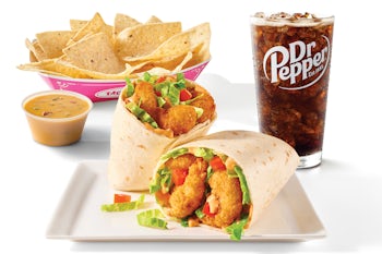 New! Popcorn Shrimp Wrap