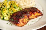 Order Bar-B-Que Salmon food online from The Cheesecake Factory store, Columbus on bringmethat.com
