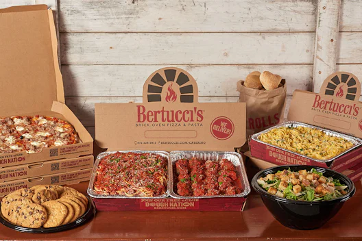 Deluxe Italian Feast from the Bertucci's menu for Italian Packages