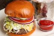 Order Impossible Burger food online from The Cheesecake Factory store, Columbus on bringmethat.com