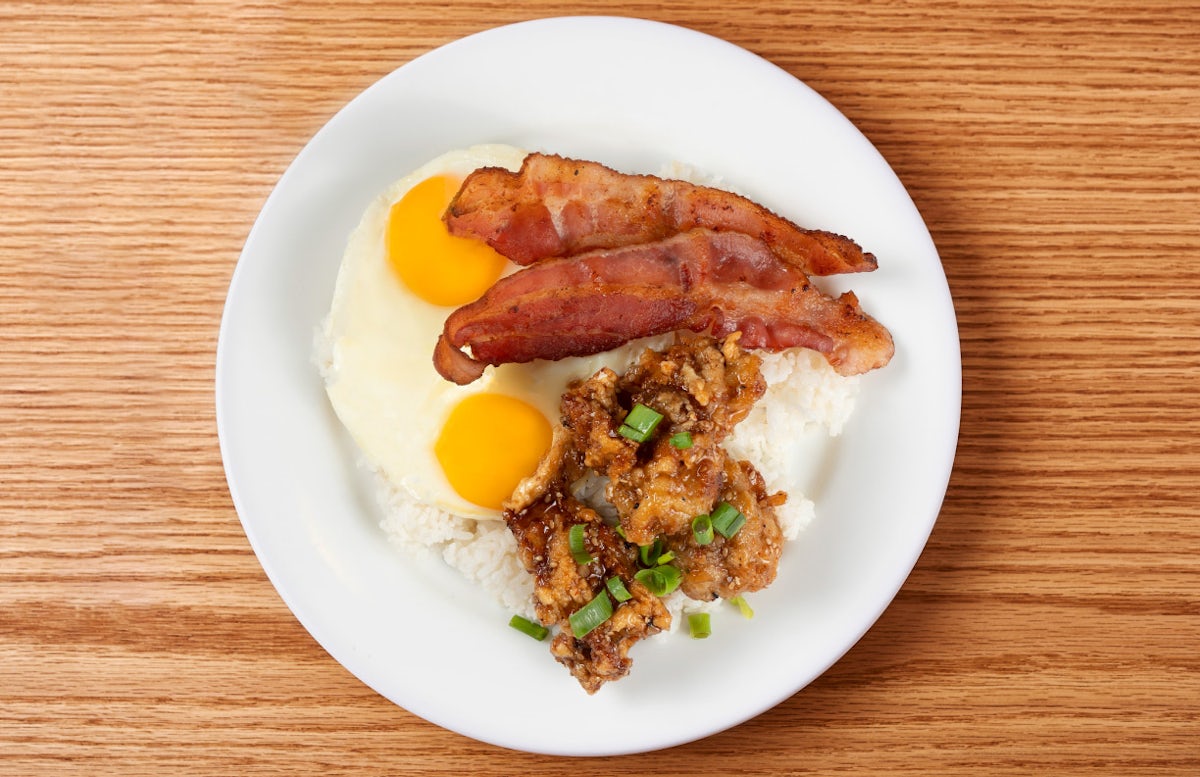 Korean Fried Chicken Breakfast