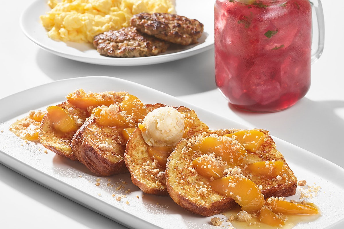 Peach Cobbler French Toast