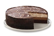 Order 10 Inch Chocolate Tuxedo Cream Cheesecake food online from The Cheesecake Factory store, Columbus on bringmethat.com