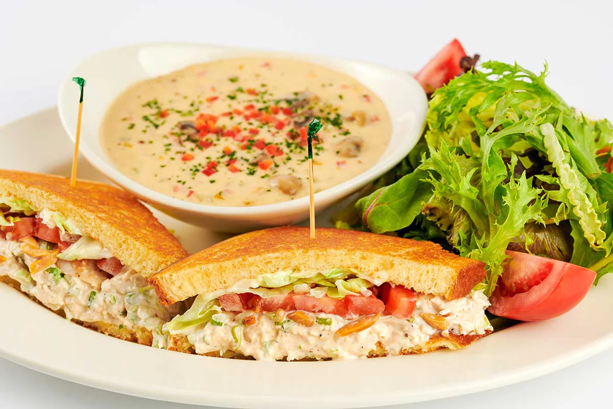 Renee’s Chicken-Almond Salad Sandwich Image