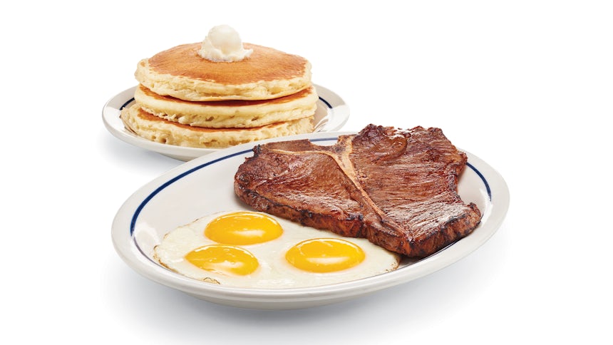 Ihop® T-Bone Steak & Eggs - Start Your Combos Order Now!