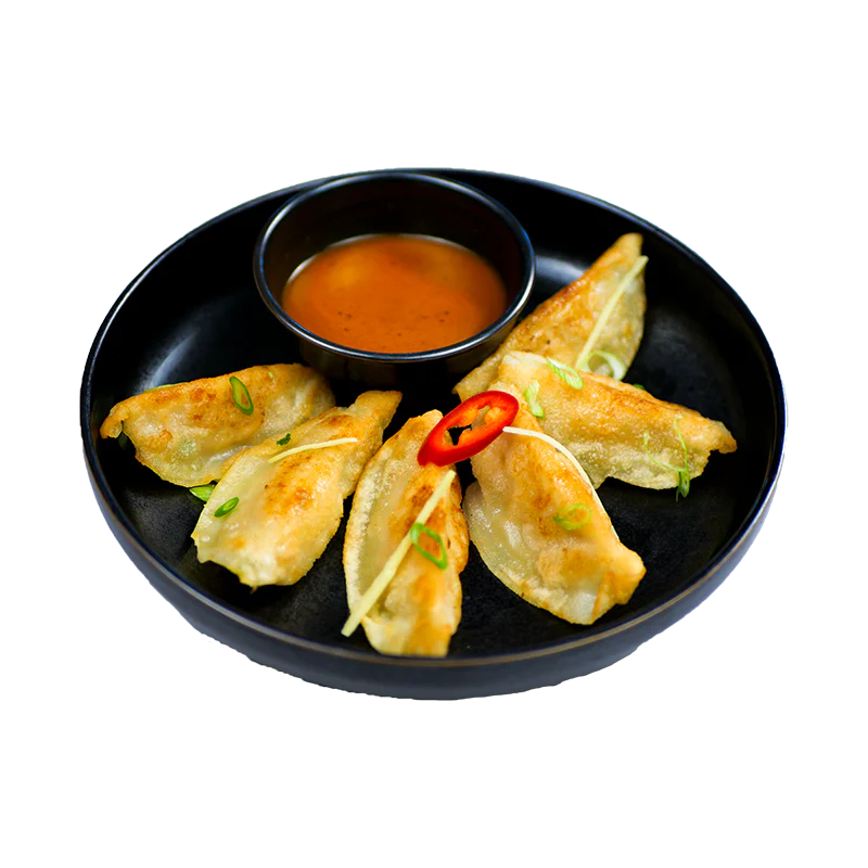 chicken potstickers (for 2)
