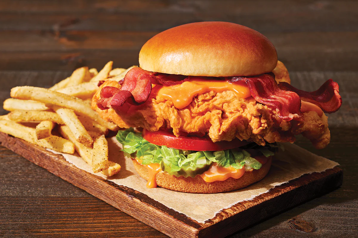NEW Spicy Honey Mustard Chicken Sandwich Image