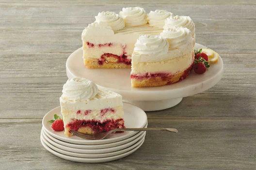 7-Inch Lemon Raspberry Cream Cheesecake