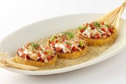 Order Sweet Corn Tamale Cakes food online from The Cheesecake Factory store, Columbus on bringmethat.com