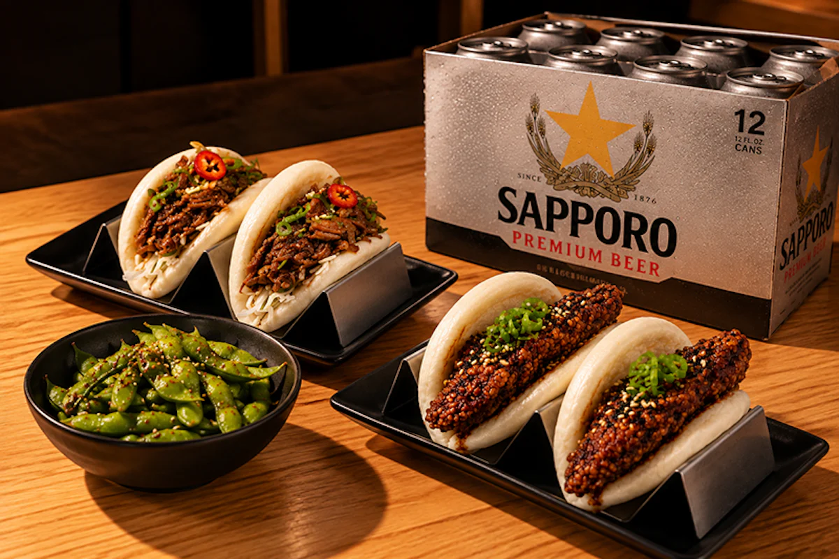 4 x bao + 12-pack sapporo premium bundle